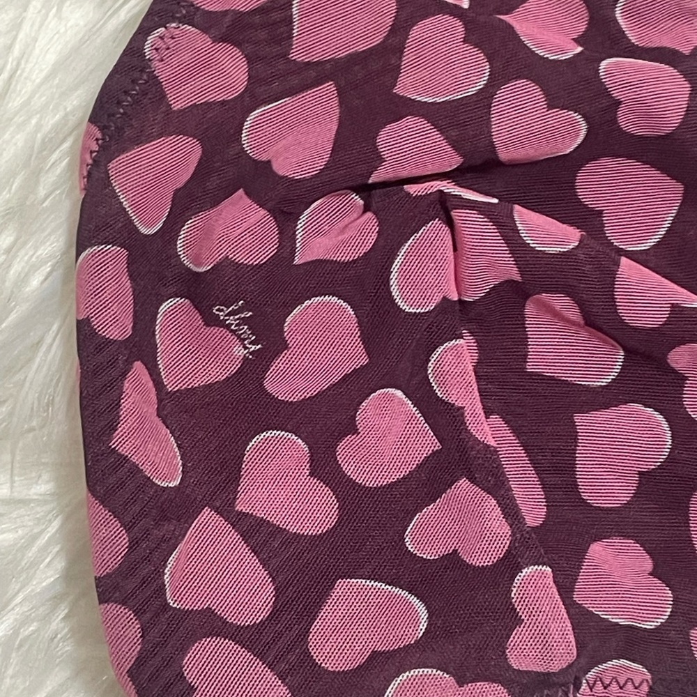 DKNY Heart Mesh High Apex Bralette - Picture 5 of 9